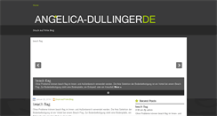 Desktop Screenshot of angelica-dullinger.de